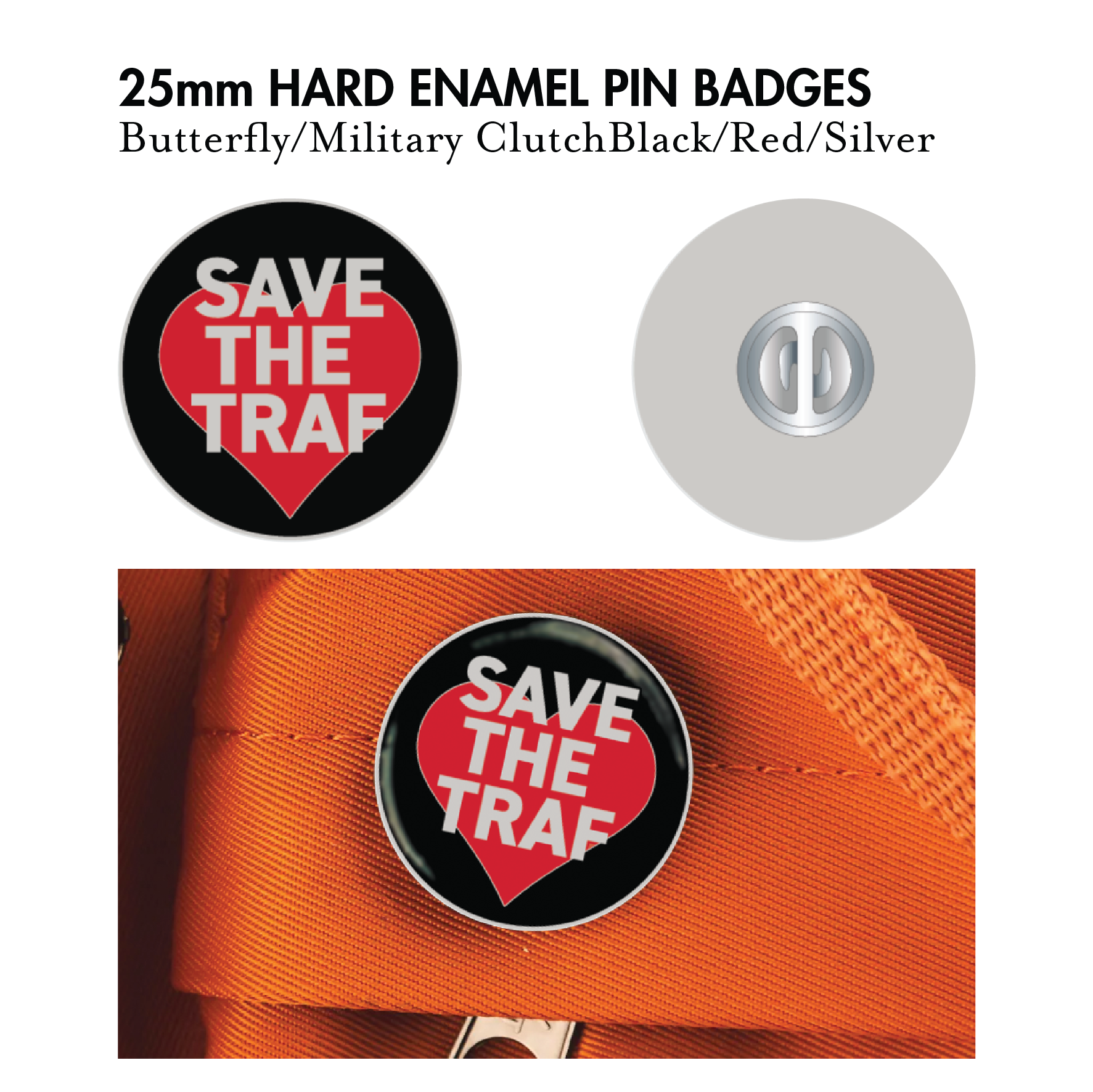 Save the Traf Pin - Image 3
